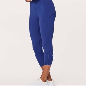 Lululemon Fast and Free cropped leggings